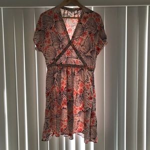 & Other Stories Vintage Look Printed Midi Dress M